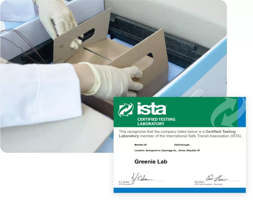 Greeniemedi ISTA certified testing laboratory